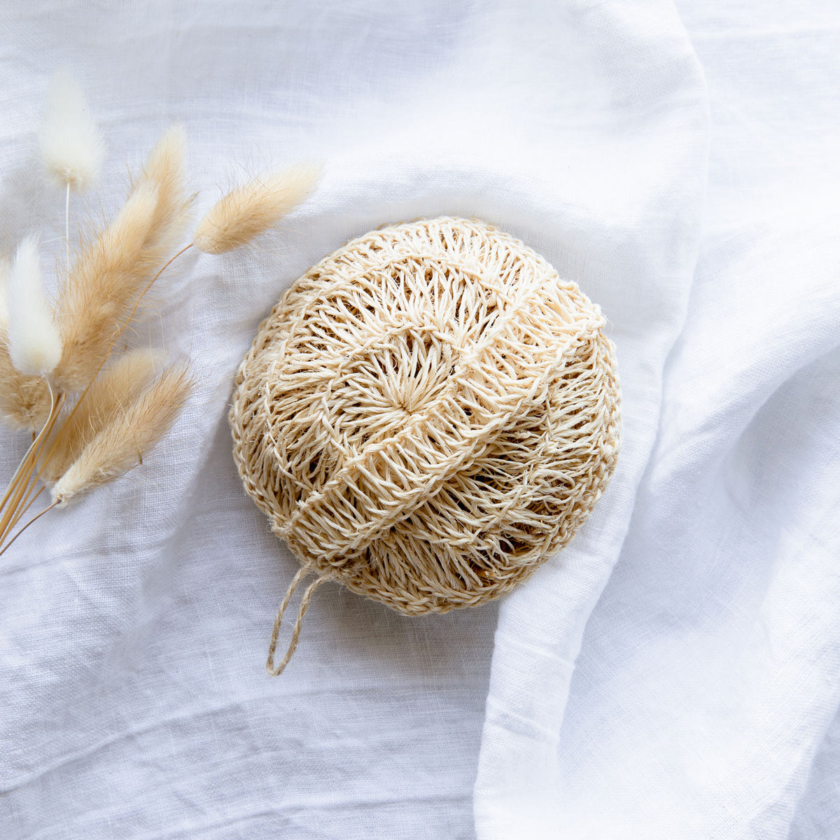 Agave & Vetiver circle loofah